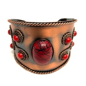Vintage copper Western/Boho cuff bracelet
